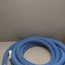 Swimming Pool Vacuum Hose 1-1/2" x 50-Ft, Swivel Cuff Kinkproof Design, Made in USA, Connects to Vacuum Head, Skimmer, Filter Pump for Cleaning In Ground and Above Ground Pools