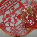 Vietnamese New Year Hanging Ornament with Tassel, Asian Lunar New Year Pendant for 2026 Tt Vit NAM Dcor, Red and Gold Lucky Prosperity Charms Hanging Decorations for Door Wall Home Office