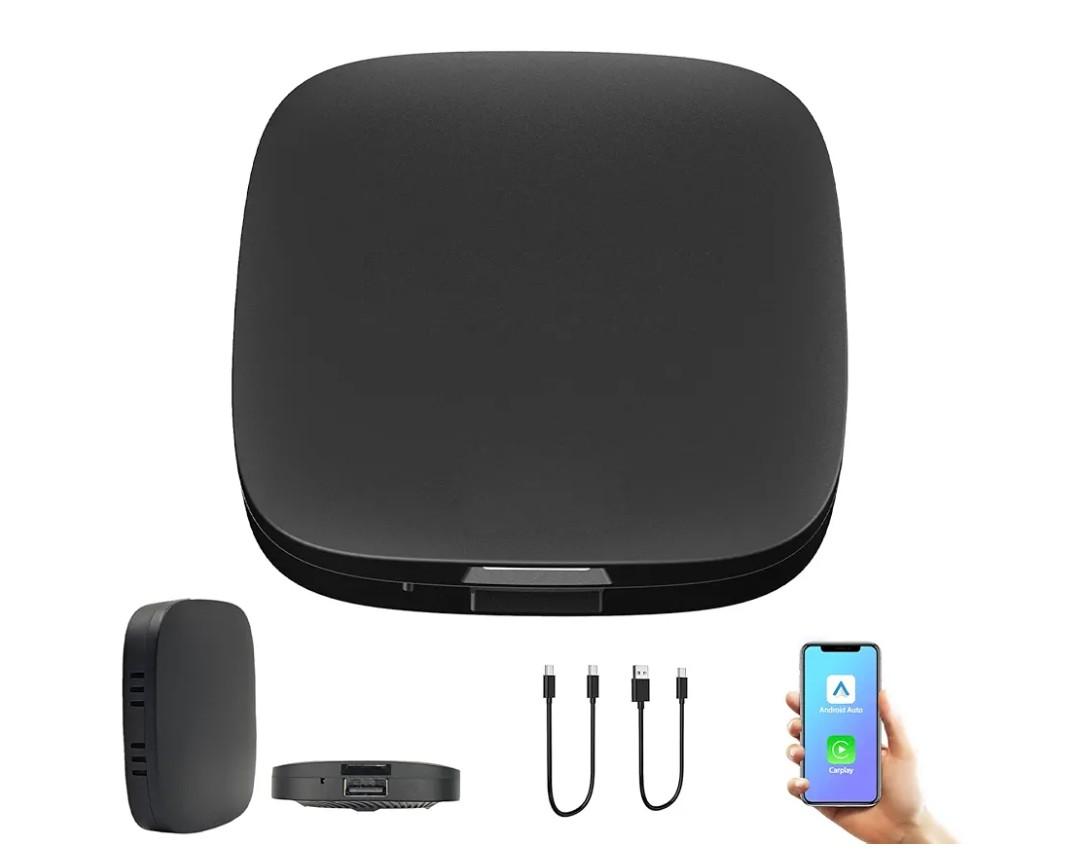 2024 Lastest Wireless CarPlay AI Box, Wireless Android Auto Adapter, Netflix, YouTube, Car Play Dongle, Magic Box, Wired to Wireless Streaming, 2G + 32G Android 11
