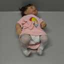 SCOM Lifelike Reborn Baby Dolls - Meadow 18 Inch Realistic Baby Dolls Newborn Girl Cloth Body Vinyl Limbs Gift or Toys Collection for Kids Age 3+