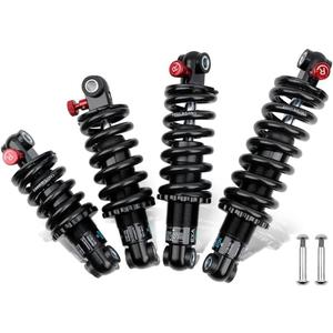 JFOYH Coil+Oil Shock Absorber Adjustable Damping Hydraulic Rear Shocks For MTB/E-Bike/Scoters, 125MM/150MM/165MM/190MM 550LBS/1000LBS/1500LBS