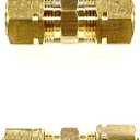 The Stop Shop Brass 10mm Compression Union (Pack of 3)