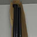 Black Shower Curtain Rod 31 to 80 Inch,1 Inch Diameter Adjustable Spring Tension Stainless Steel Telescoping Rod, Easy Install, No Rust