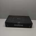 DELUXE Hybrid Nonstick 3.7 Qt Deep Saut Pan with Lid, Stainless Steel Skillet with Stay-Cool Handles, Dishwasher and Oven-Safe, Deep Frying Pan, Compatible with All Cooktops