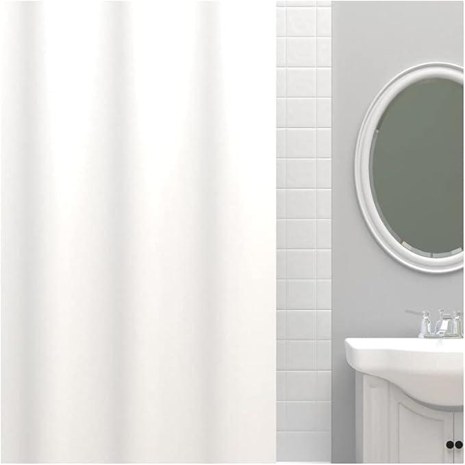 Zenna Home Waterproof Fabric Shower Curtain Or Liner 70” x 72” White New