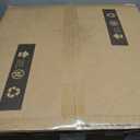 20" Rattan Boho Fandelier Ceiling Fan with Light, (Black)