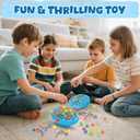 2 x Marble Balance Game, Wobble Marble Stacking Game for Kids 6+, Family Games for Kids and Adults with Built-in Storage, Marbles Board Game for 1-4 Players, Fun Birthday Party Games Toys