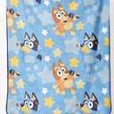 Jay Franco Kids Plush Throw Blanket Soft & Cozy Fleece Throw for Bedroom & Couch Dcor, Official Licensed Product, Blue - Bluey, 40x50 - Travel Blanket