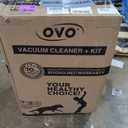 OVO Heavy Duty Powerful Central Vacuum System, Hybrid Filtration (with or Without Disposable Bags) 35L or 9.25Gal, 700 Airwatts with 40ft Carpet Deluxe Accessory Kit Included