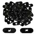 Xadnitu 1/4"-20 Threaded Centered Slide in Economy T Nuts, T Nut Accessory Hardwares for 10 Series Aluminum Extrusion Profiles Rail, 100 Packs