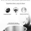 0.8L Electric Kettle Stainless Steel, 800 Watts Small Electric Kettle 27 Ounce Fast Boil Auto Shut-off, Portable Water Boiler for Small Kitchen, Business Trip and More
