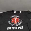 Do Not Pet Emotional Support Husband Funny T-Shirt, XL