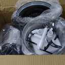 GANIZA Food Processors, Electric Food Chopper with Meat Grinder & Vegetable Chopper - 2 Bowls (8 Cup+8 Cup) with Powerful 450W Copper Motor - Includes 2 Sets of Bi-Level Blades for Fruits/Meat/Nuts (Black)