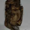 Clip in Hair Extensions for Women, 6PCS Long Wavy Curly Clip on Hair Extensions 20 Inch Honey Blonde Mixed Light Brown Synthetic Hairpieces