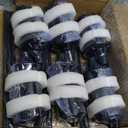 6 Pack 9FT String Light Poles for Outdoor,Metal Lights Hanging Pole Outside with Fork,Light Stand for Patio, Pergola, Garden, Backyard, Yard, Camping Party