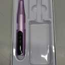 Electric Cordless Nail Drill File: LED Display Professional Portable Nail Drill for Acrylic Gel Dip Powder Nails Manicure Pedicure Kit Tool with Nail Drill Bits Sanding Bands, Purple