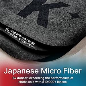 Koala Lens Cleaning Cloth  Japanese Microfiber  Glasses Cleaning Cloths  Eyeglass Lens Cleaner  Eyeglasses, Camera Lens, VR/AR Headset, and Screen Cleaning   (Pack of 3)