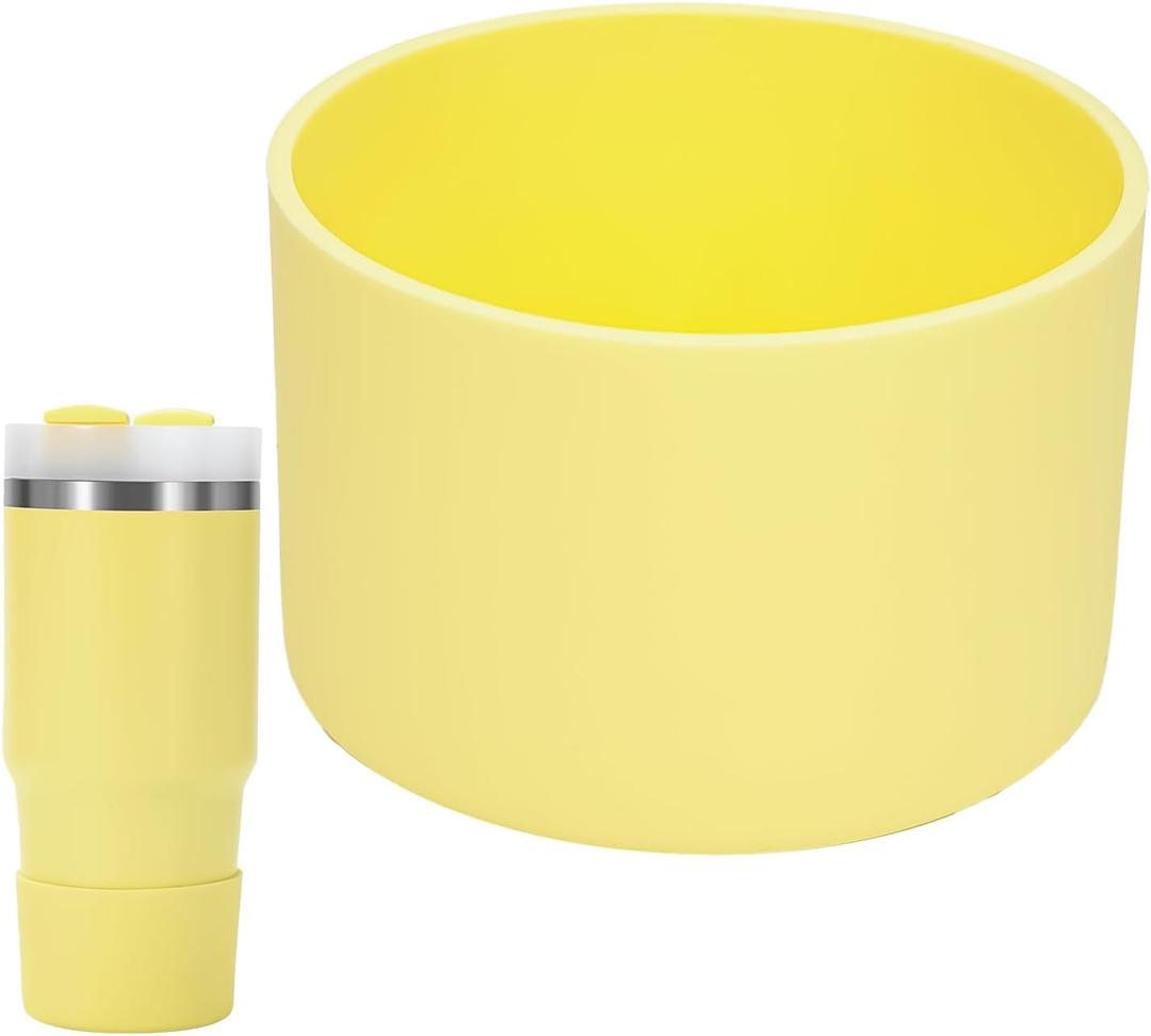 Boot for 14 oz Stanley Cups, Silicone Boot for Stanley Quencher 14 Ounces, Bottom Protector Accessory for 14oz Stanley's Tumbler (Pomelo, 14 Ounces)