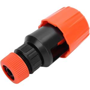 Oumefar Universal Water Tap Connector Garden Hose Pipe Connector Kitchen Faucet Adapter Watering Irrigation Tool Good Sealing Effect(Orange)
