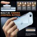 2 x TAURI for iPhone Air Case, Camera Control Full Camera Protection, with Screen Protector, Military-Grade Protection Shockproof Phone Case for iPhone Air, Clear