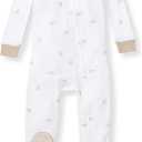 Burt's Bees Baby baby-boys Sleeper Pjs, 100% Organic Cotton, One-piece Footie, Zip Up Jumpsuit, Snug Fit Pajamas, Size: 24 Months, Color: Golden Bee