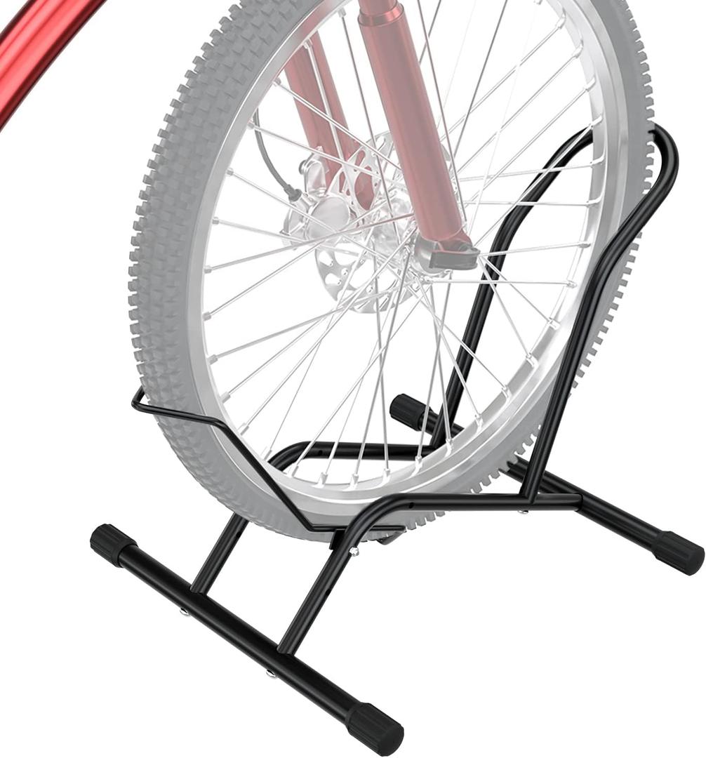 Bike Floor Stand, Adjustable Freestanding Bicycle Storage Parking Rack for Indoor, Outdoor 16''-29" Wheel Stand