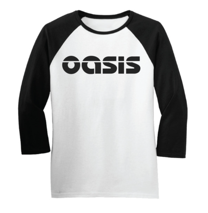 CC Provided Raglan Baseball Tee, Men, Black/White, Small