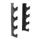 Lovind Horizontal Barbell Rack 4 Bars Holder Wall Mounted Barbell Holder Barbells Storage Rack Weight Bar Holder for Gym