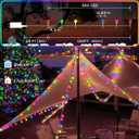 360 LED String Lights 132ft, 8 Lighting Modes Plug in Fairy String Lights for Bedroom Classroom Patio Garden Wedding Party Christmas Tree Outdoor Indoor Decorations Multicolor