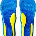 Goofort 3D-Xpain Anti-Fatigue Gel Insoles for Pain Relief & Plantar Fasciitis  Comfort Wellington Shoe Inserts for Men & Women Ideal for Working Boots Standing, Walking, and Everyday Use Inner Sole (1 pair Men)