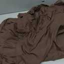 Merryword Dark Brown Pillow Shams Chocolate Queen Pillowcases Cute Pillow Cover Set of 2 Soft Shabby Chic Ruffled Pillowcases 2 Pack (Queen (20''x30''), Chocolate)