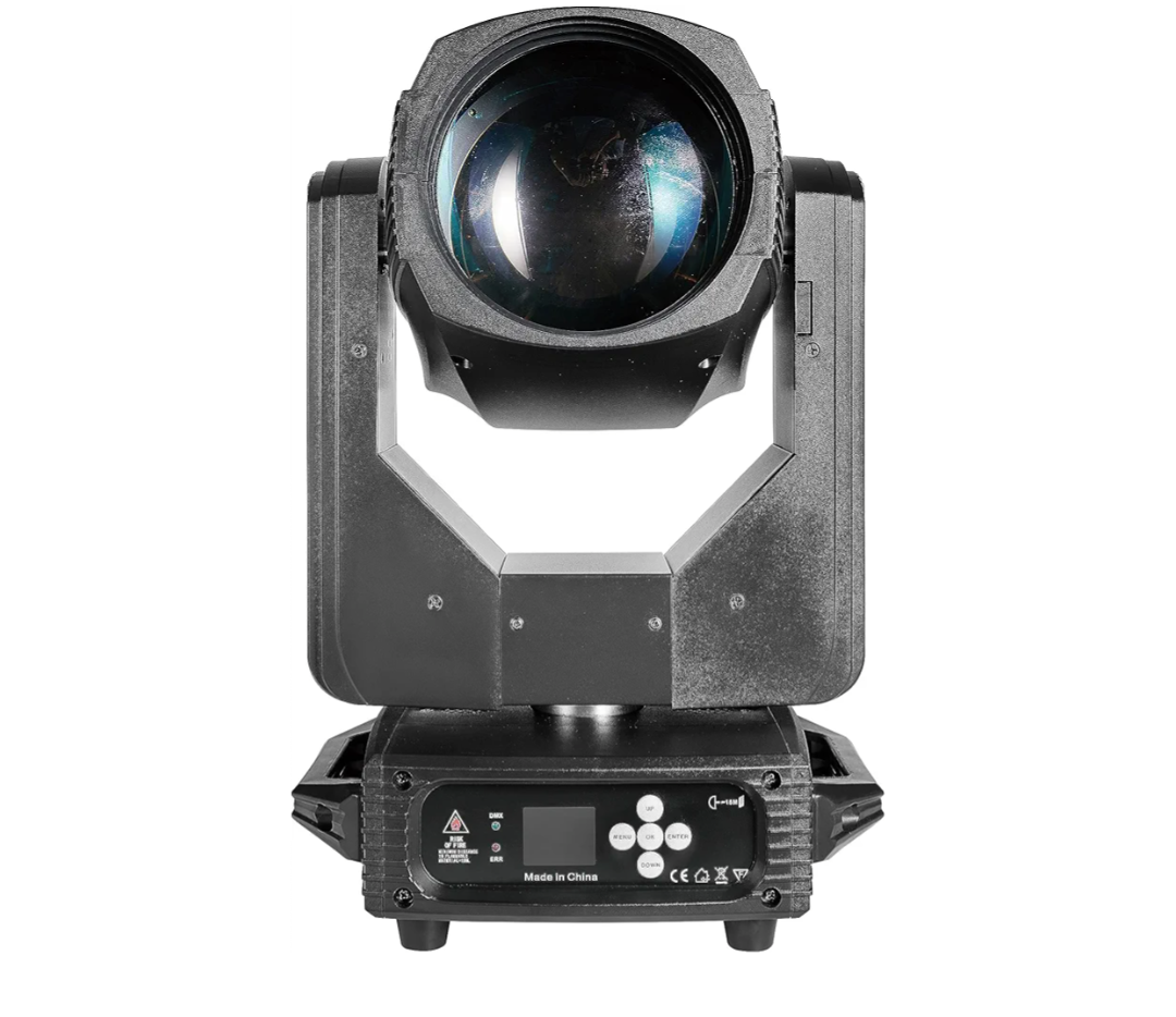 Boulder Pro Moving Head 295W Super Beam 14R Stage Light DJ Light 13 Gobos and 14 Colors DMX512 Control for Stage Disco Club Lighting Party