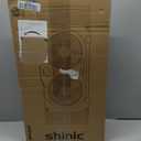 shinic Window Fan with Reversible Airflow Quiet, Twin 9" Blades, Full Remote Control, 3 Functions-3 Speeds, Bathroom Kitchen Window Exhaust Fan, Width Adjustable (From 23.8" to 37") ETL Certified