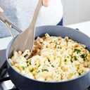 GreenPan Silicone Solid Spoon, Mixing Stirring Serving, Cooking Kitchen Utensil, Flexible Rubber Nonstick Cookware, Rigid Steel Core, Heat-Resistant, Anti-Slip Handle, BPA-Free, Dishwasher Safe, Taupe