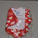 Red Merchandise Bags With White Hearts 100 Count 9"x12" Size 1.5Mil Thick Glossy Valentine Bags