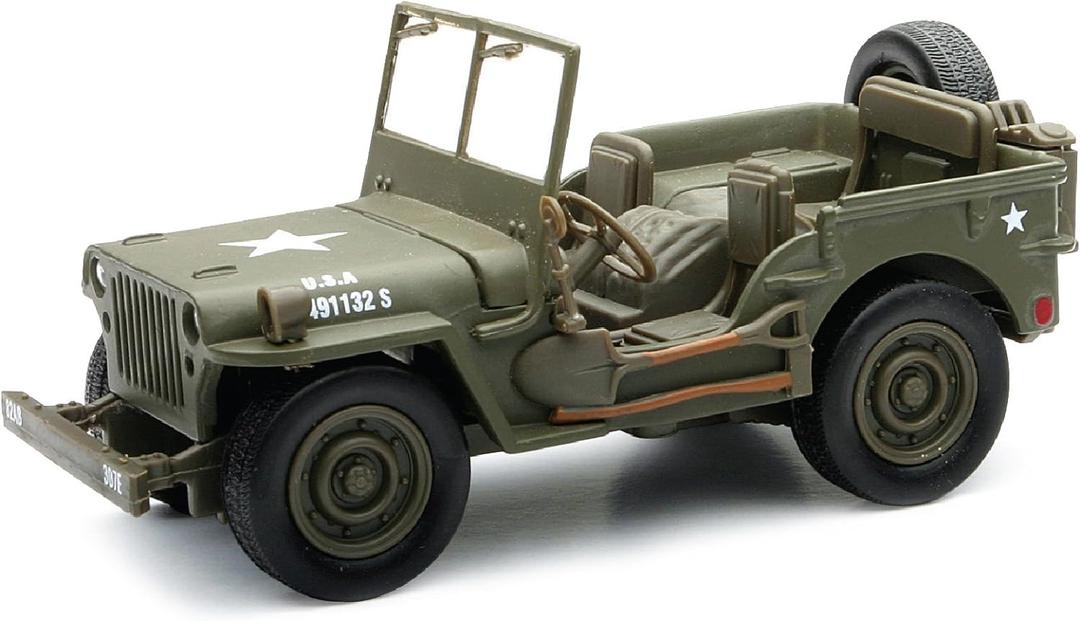 Jeep Willys U.S.A. Army Green 1/32 Diecast Model Car by New Ray