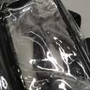 Clear Fanny Pack Stadium Approved - Packism Clear Belt Bag for Women Men Transparent Waist Bag with Adjustable Strap for Concerts, Sporting Events - Black