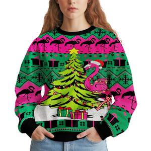 34HD Ugly Xmas SweaterFunny Knit Christmas Sweater for Women & Men 2025, Long Sleeve Crewneck Holiday Pullover, Unisex Gift (M)