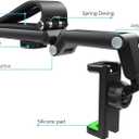 Ivieicip 360 Rotatable and Adjustable Car Phone Holder for Rearview Mirror, Compatible with All Smartphones