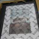 PEALSN 8x10 Picture Frame Set of 6, Display Pictures 5 x 7 with Mat or 8 x 10 without Mat, Wall Gallery Photo Frames for Wall Mounting or Tabletop Display, Black Woodgrain