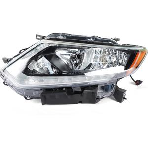 labwork Headlight Assembly Replacement for Nissan 2014 2015 2016 Rogue Halogen LH Set Driver Side 260604BA0A