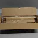 2 Pack Natural Light Wood Grain Curtain Rods for Windows 28 to 48 Inches 1" Diameter Heavy Duty Window Curtain Rod Adjustable with Solid Finials for Living Room Bedroom Kitchen Farmhouse Outdoor