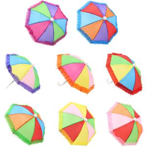 5 x UV Protection Phone Umbrella for Sun,Universal Adjustable Piggy Suction Cup Phone Stand Umbrella,Sun Shade (Colorful-Random Color)