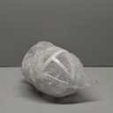 Elements 7.68 Inch White MDF Open Weave Decorative Orb