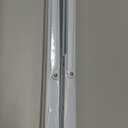 CLT 24" White Folding Shelf Brackets Max. Load 550 lb, Heavy Duty DIY Wall Mounted Shelf Bracket Space Saving for Table Work Bench, Pack of 2