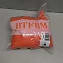 BTFBM Womens Summer 2026 Casual Midi Maxi Dresses Lightweight Short Sleeve V Neck Elastic Waist Boho Beach Dress Pockets M