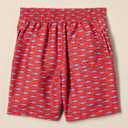 Amazon Essentials Boy's Quick Dry Swimming Board Shorts Swim Trunks (Medium, Lilac Red Crocodiles)