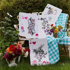 8 x Reusable Alice in Wonderland Party Decorations Oversized Playing Cards Mad Hatter Tea Party Supplies Onederland Birthday Dcor Alice Room Decor Baby Shower Decorations for Kids & Adults 17" x 11"