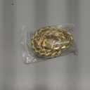 Gold Chain Dog Collar 23mm Cuban Link Dog Collar with Snap Buckle 18K Gold Plated Stainless Steel Metal Dog Chain Collars for Medium Large Dogs Includes Dog (22") (22"(Fit Dog Neck 19"-21"))