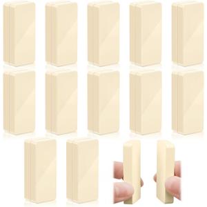 Copkim 24 Pcs Outdoor Curtain Weights Heavy Outdoor Waterproof Curtain Magnets Flag Weight Magnetic Weight for Home Decor Shower Outside Curtains Tablecloth Flag Tablecloth to Stop Wind (Beige)